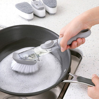 DishMaster afwasborstel met zeepdispenser