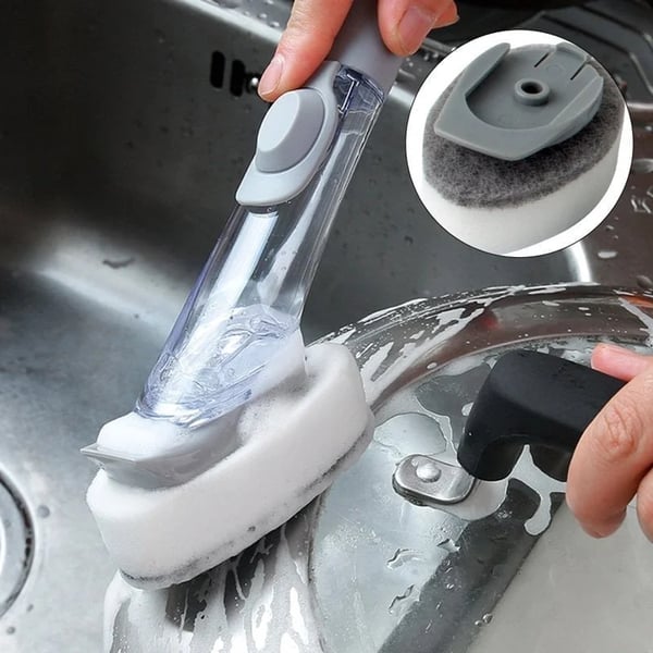 DishMaster afwasborstel met zeepdispenser