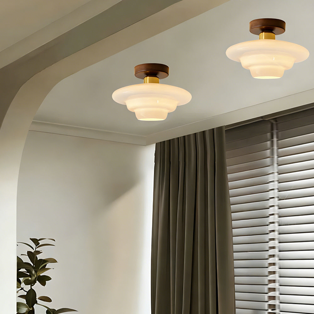 Odior Scandinavische glazen plafondlamp