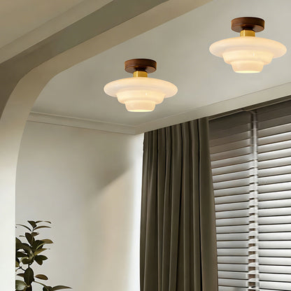 Odior Scandinavische glazen plafondlamp