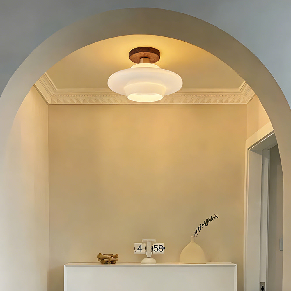 Odior Scandinavische glazen plafondlamp