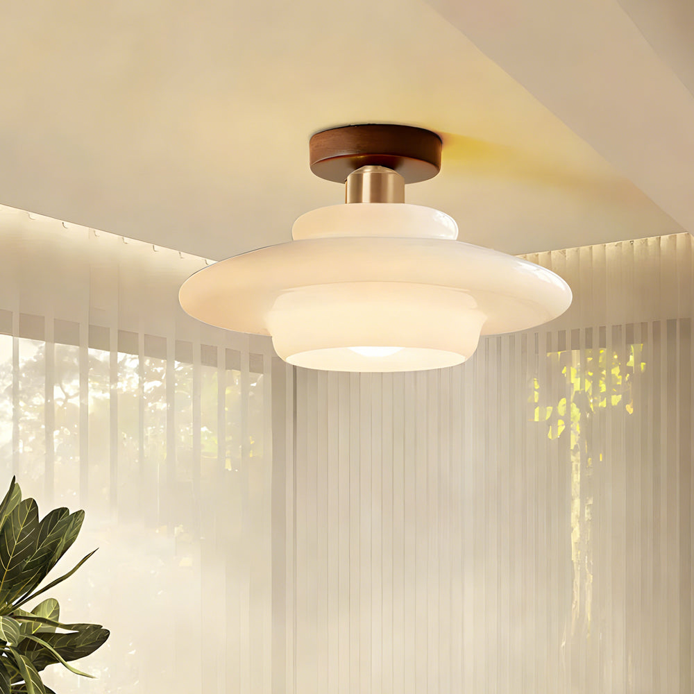 Odior Scandinavische glazen plafondlamp