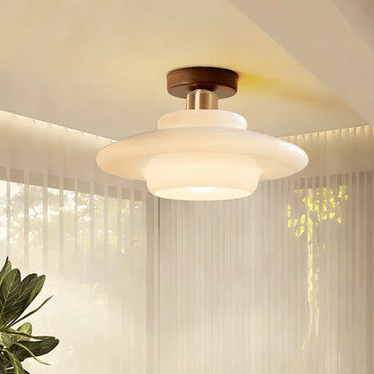 Odior Scandinavische glazen plafondlamp