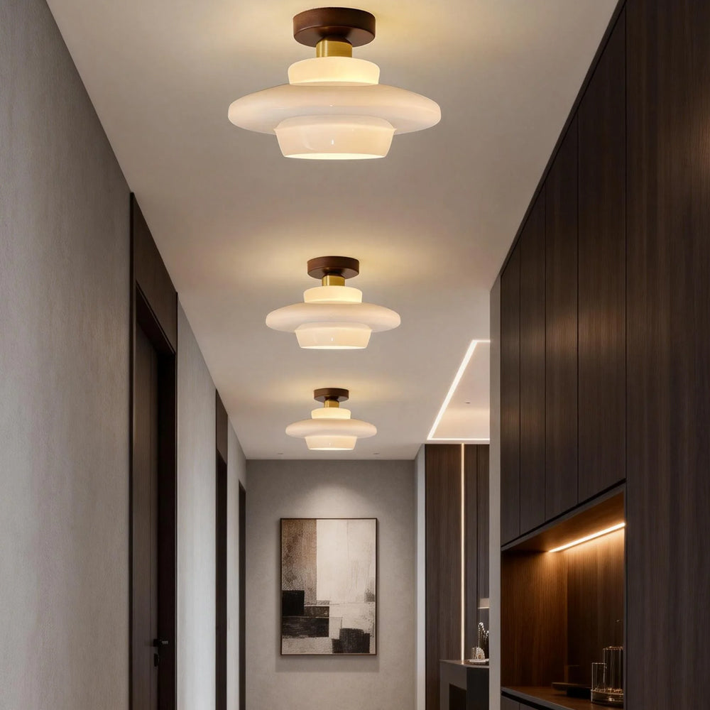 Odior Scandinavische glazen plafondlamp