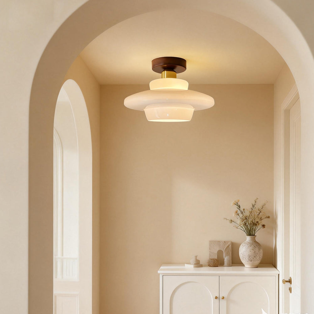 Odior Scandinavische glazen plafondlamp