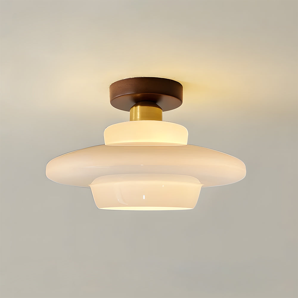 Odior Scandinavische glazen plafondlamp
