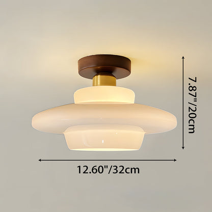 Odior Scandinavische glazen plafondlamp