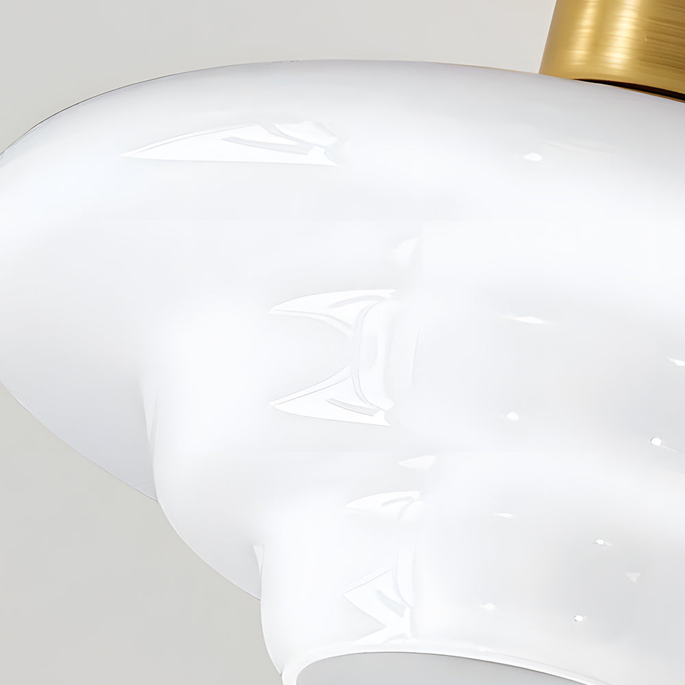 Odior Scandinavische glazen plafondlamp