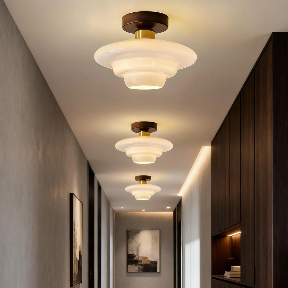 Odior Scandinavische glazen plafondlamp