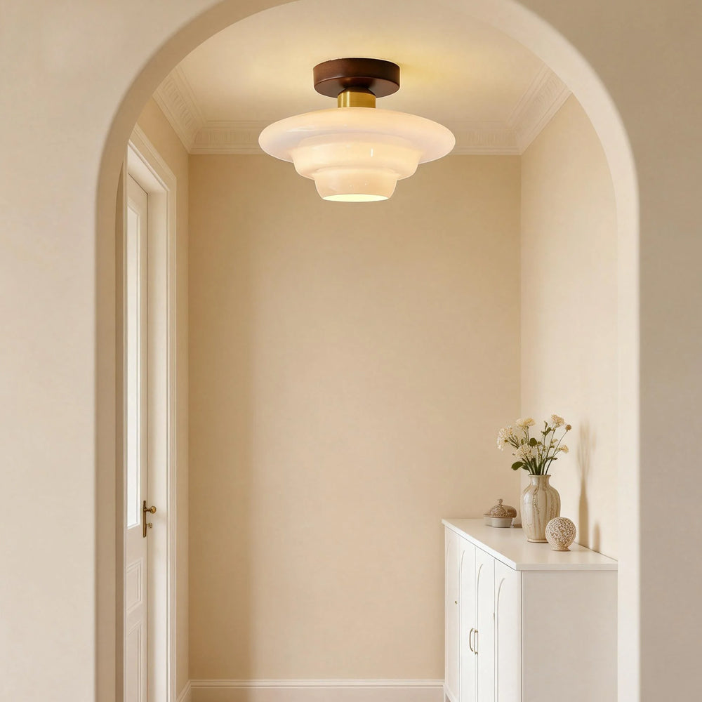Odior Scandinavische glazen plafondlamp