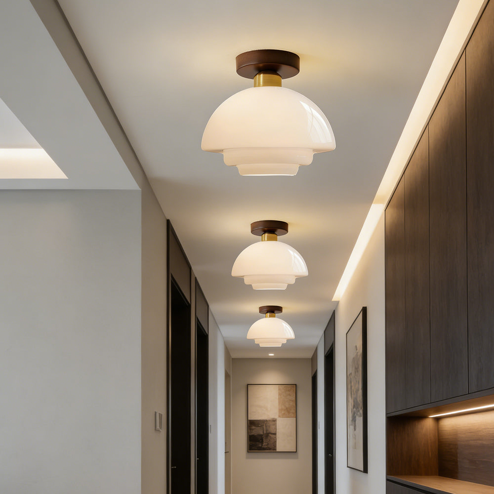 Odior Scandinavische glazen plafondlamp