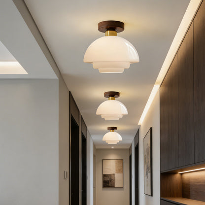 Odior Scandinavische glazen plafondlamp