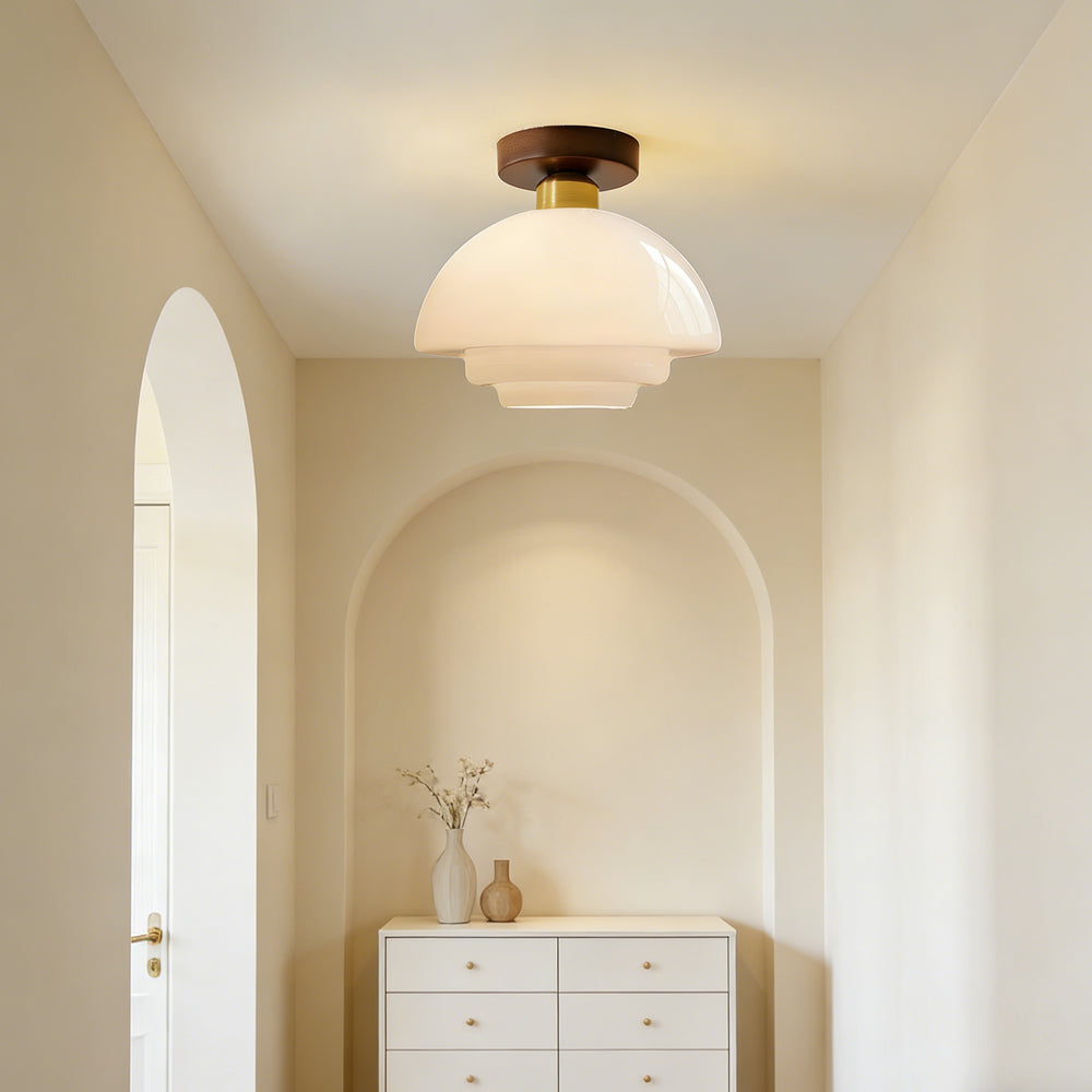 Odior Scandinavische glazen plafondlamp