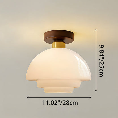 Odior Scandinavische glazen plafondlamp