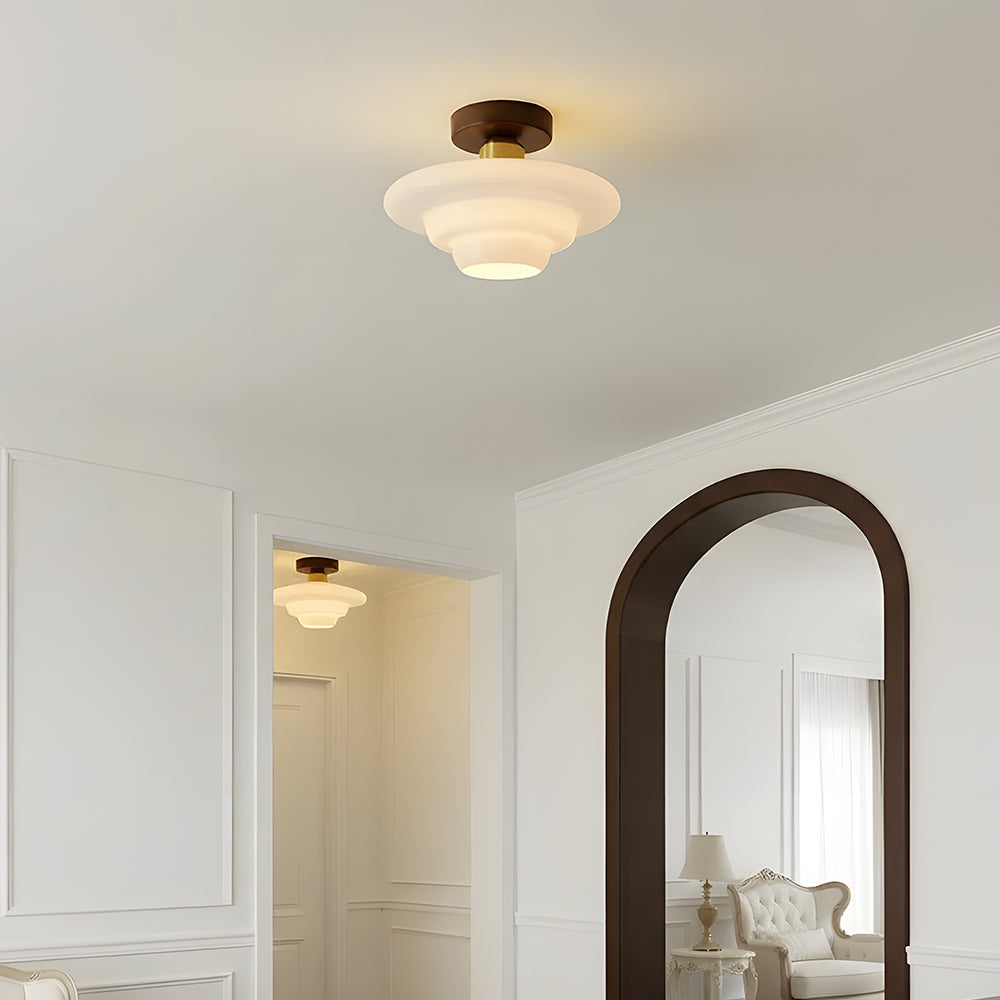 Odior Scandinavische glazen plafondlamp
