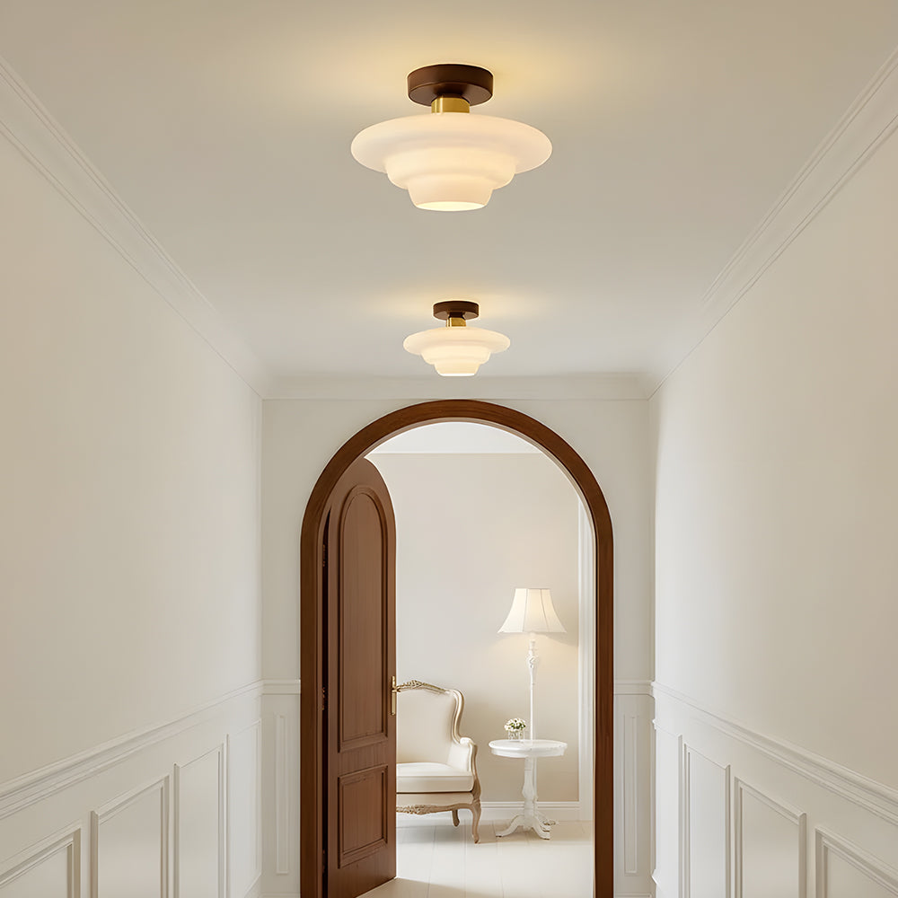 Odior Scandinavische glazen plafondlamp