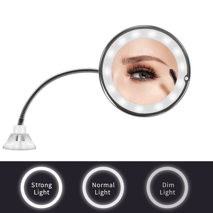 Navando LED make-up spiegel met zwanenhals