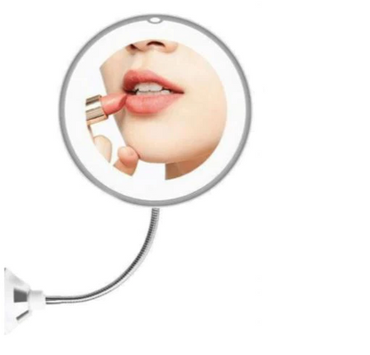 FlexiView LED make-up spiegel met zwanenhals