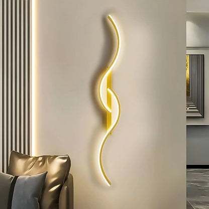 SCHWUNG moderne gebogen led-wandlamp