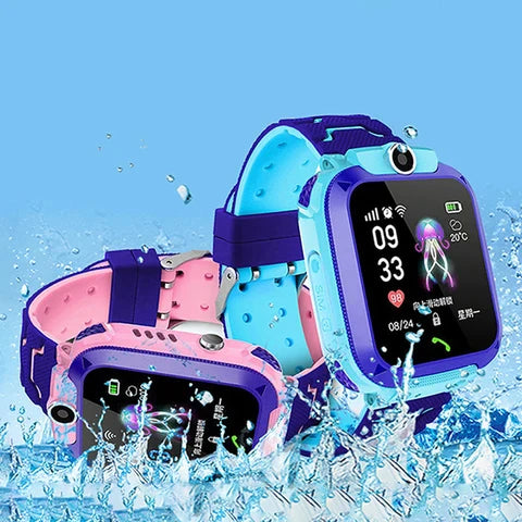 Waterdichte kindersmartwatch met LPS-tracking