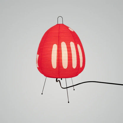 Japanse reispapier tafellamp met retro design