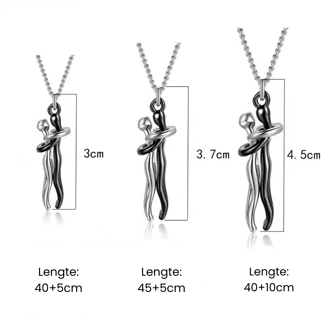 Hug knuffel hanger ketting