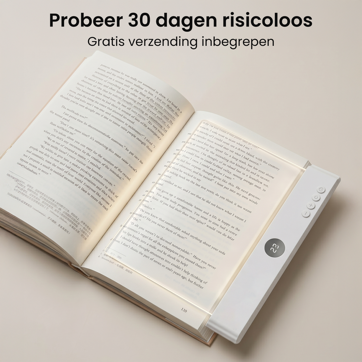 LucidLens oplaadbare leeslamp
