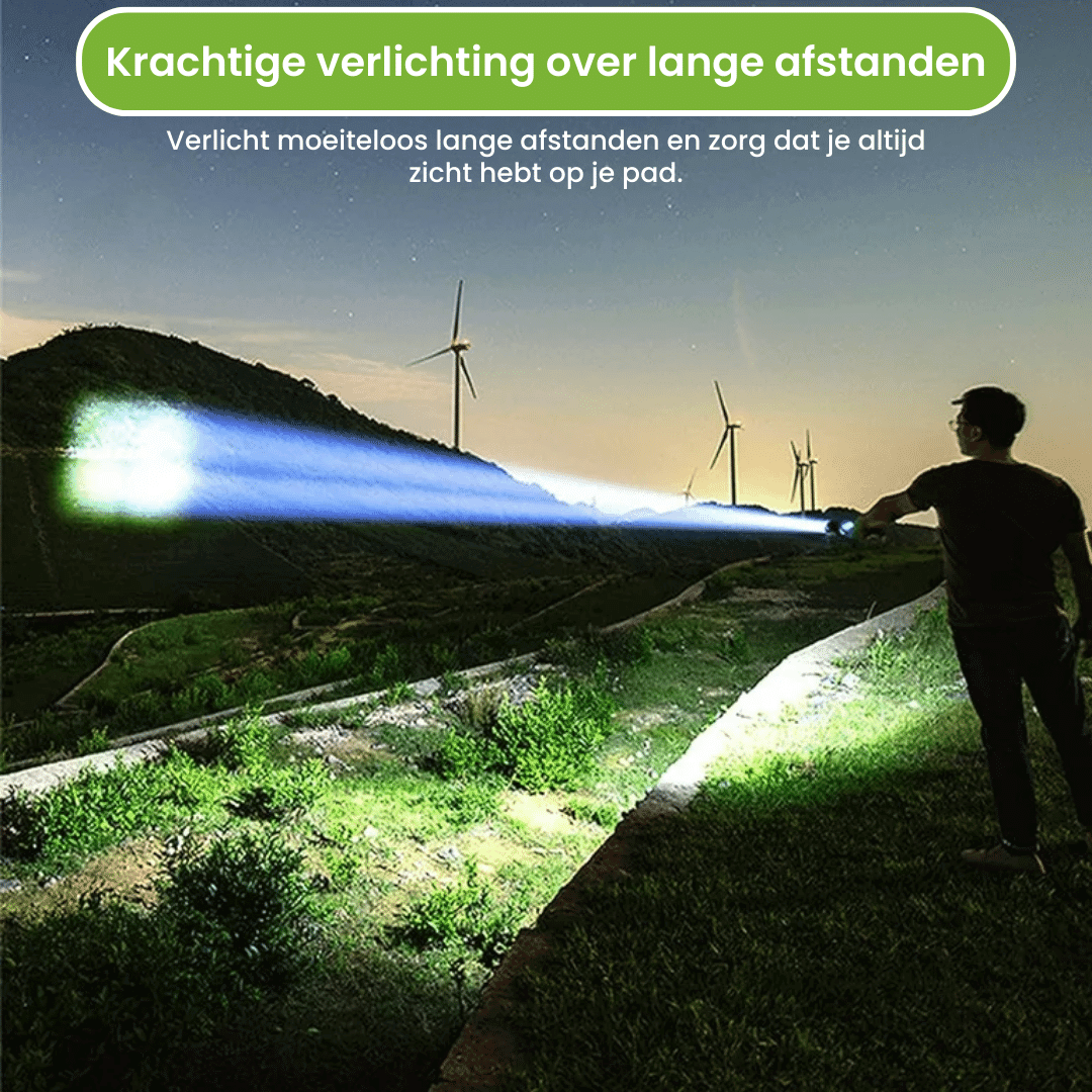 LumiFlash oplaadbare LED zaklamp