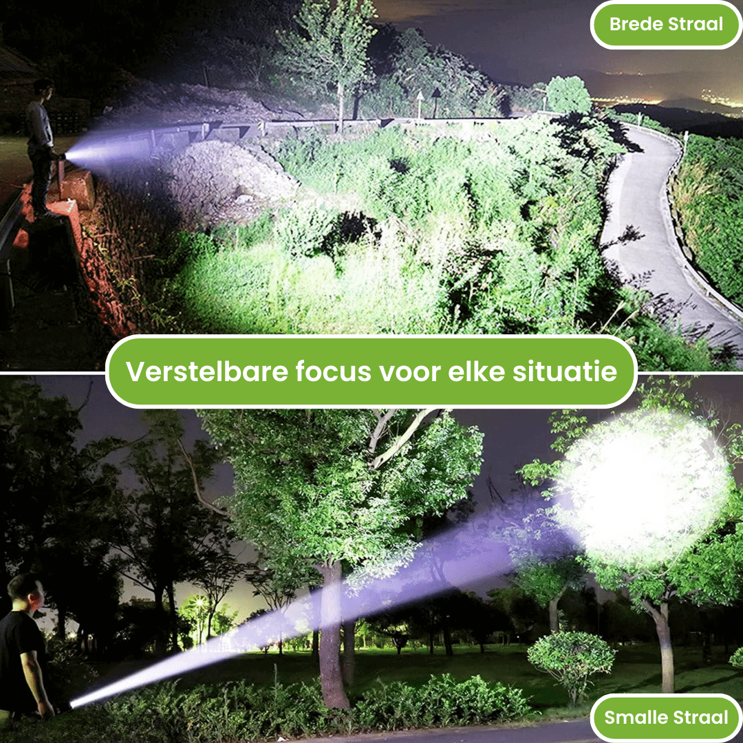 LumiFlash oplaadbare LED zaklamp