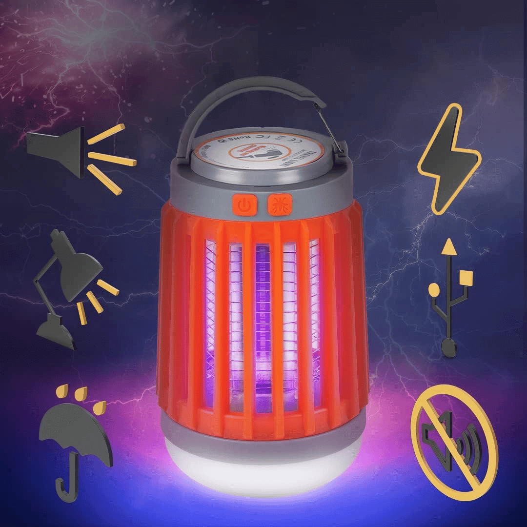 LumiShield anti-muggenlamp op zonne-energie