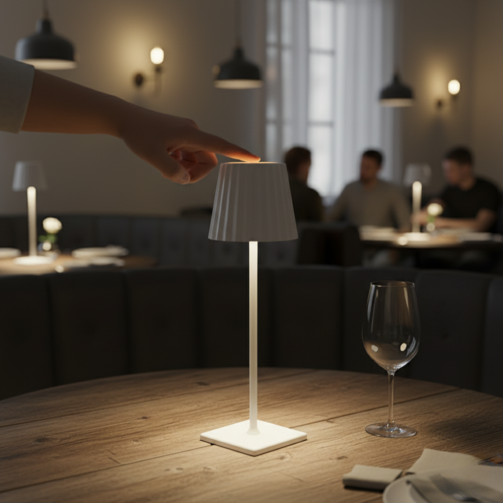 Draadloze oplaadbare LED-tafellamp