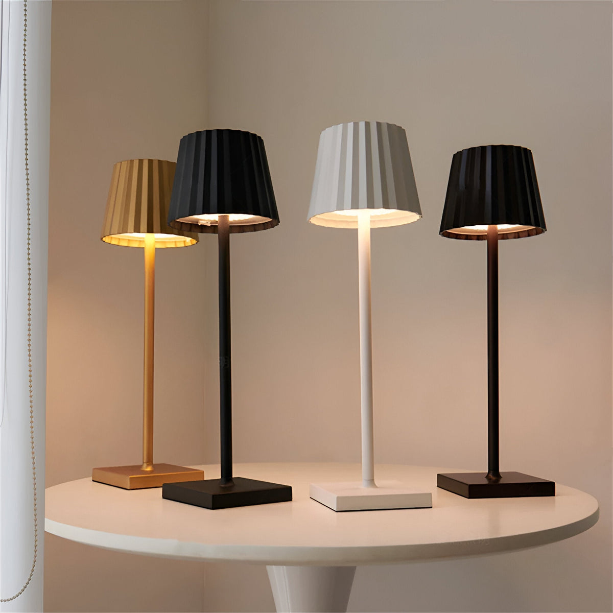 Draadloze oplaadbare LED-tafellamp