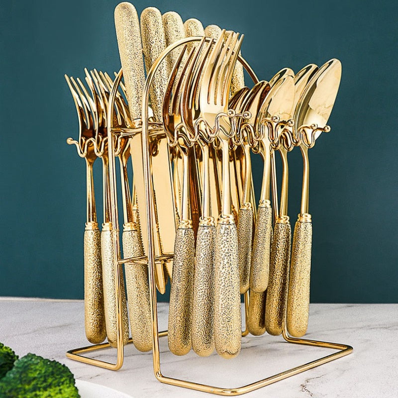 Titanium bistro bestekset 24-delig