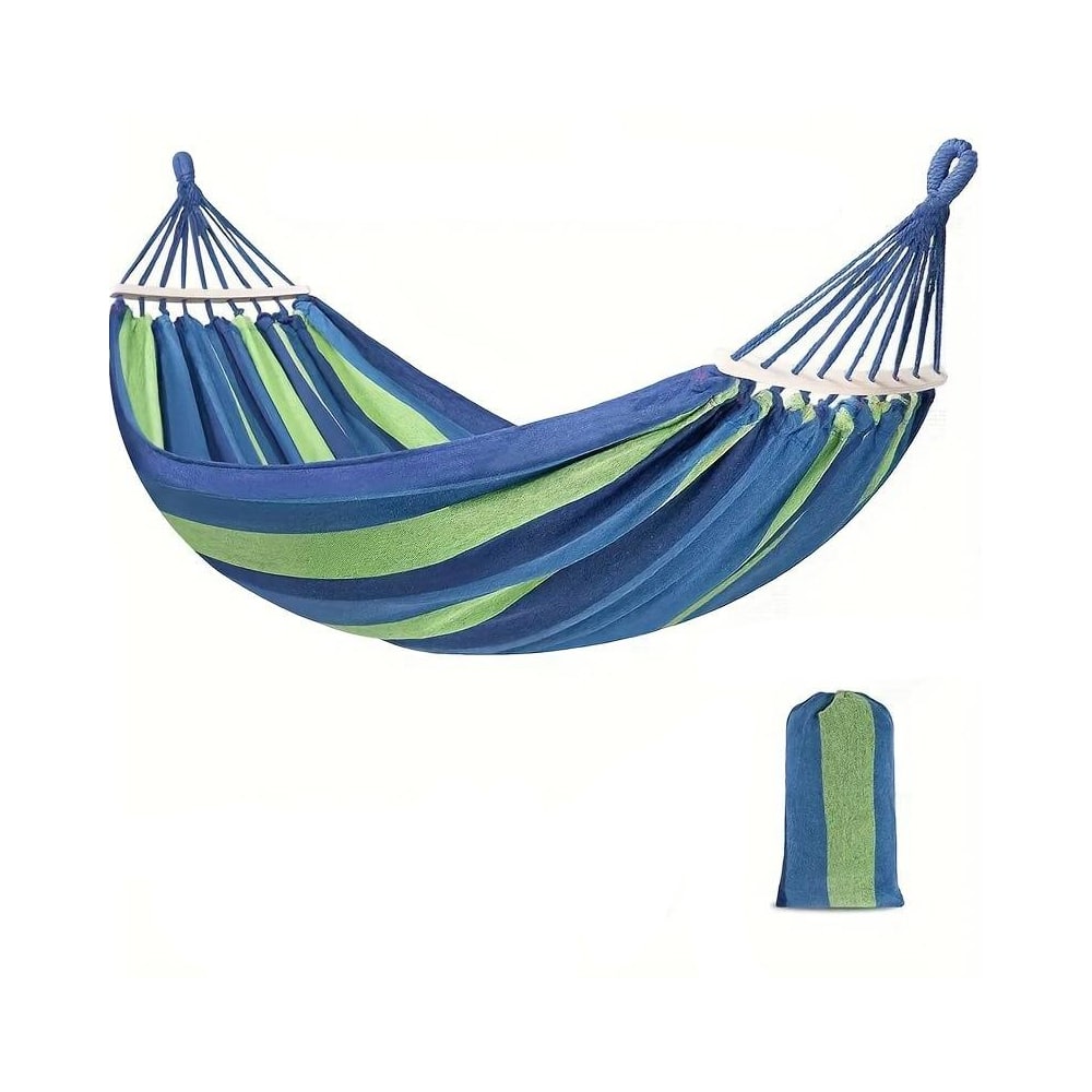 Luxe gestreepte canvas hangmat