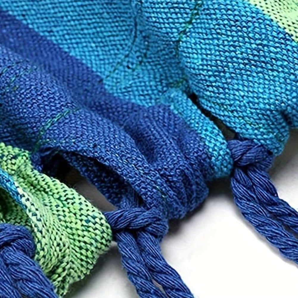 Luxe gestreepte canvas hangmat