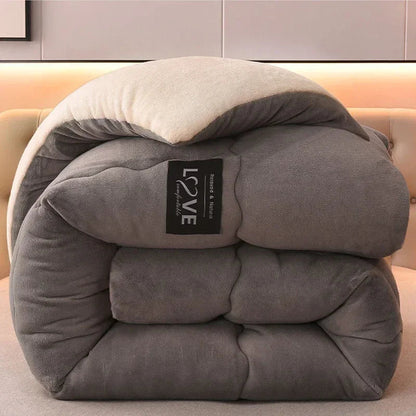 Navando dubbellaags flanelfleece winterdekbed
