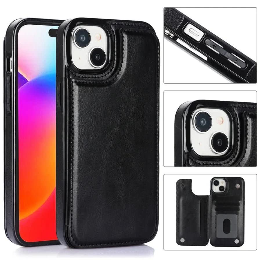 LederWallet luxe lederen smartphonehoesje