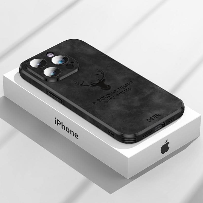 LuxeShield lederen iPhone-hoesje