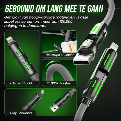 LynxCharge 4-in-1 USB Kabel