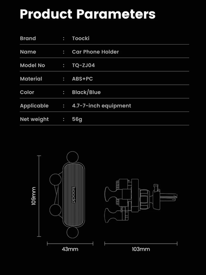 Car Holder ventilatie telefoonhouder