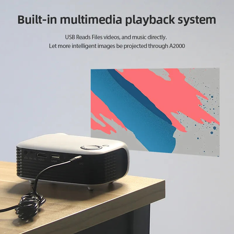 Mini Projector draagbare thuisbioscoop