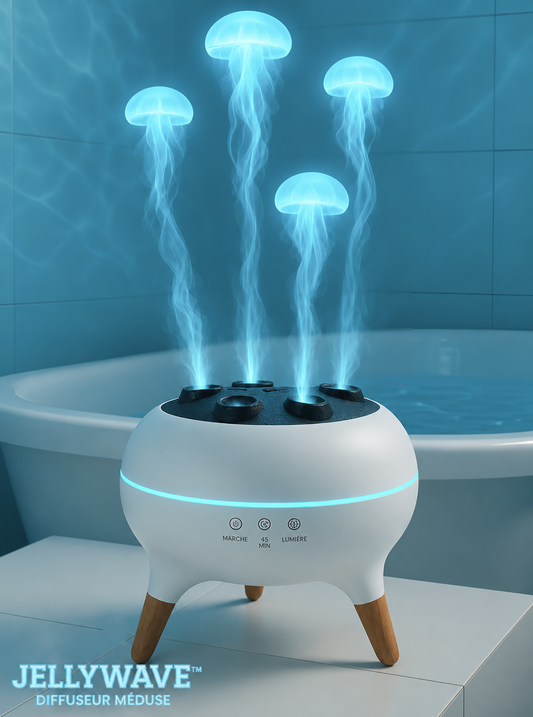 JellyWave aromadiffuser met kwallen nebeleffect