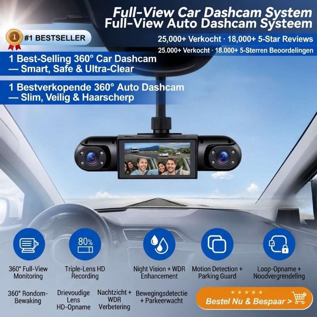 360° Dashcamsysteem met Nachtzicht