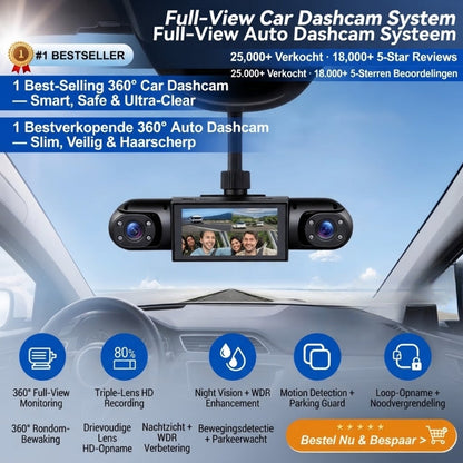 360° Dashcamsysteem met Nachtzicht