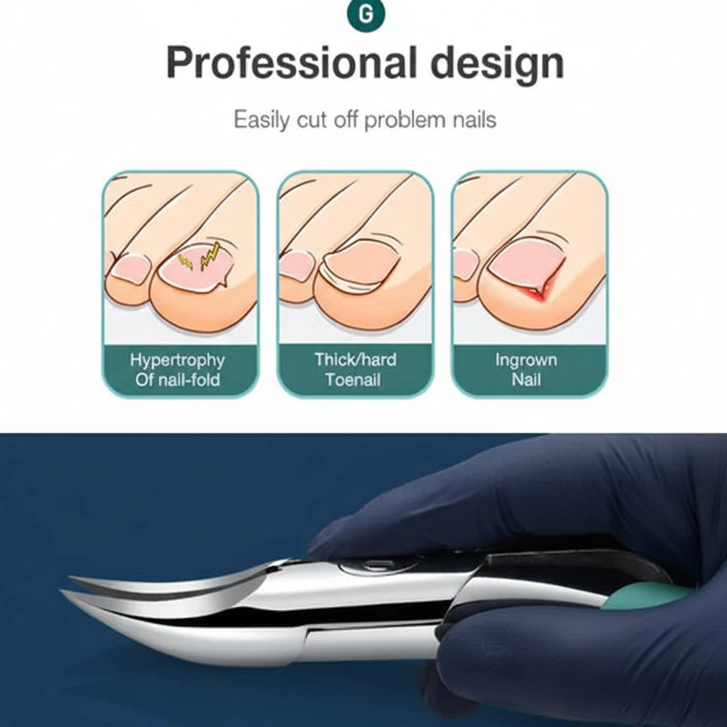 Ergonomische Roestvrijstalen Nagelknipper