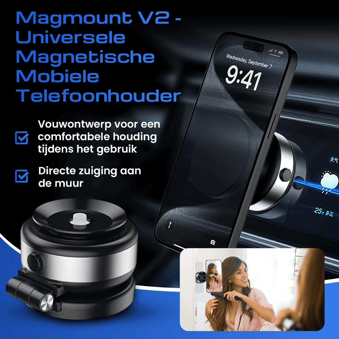 Magmount V2 magnetische telefoonhouder