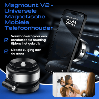 Magmount V2 magnetische telefoonhouder