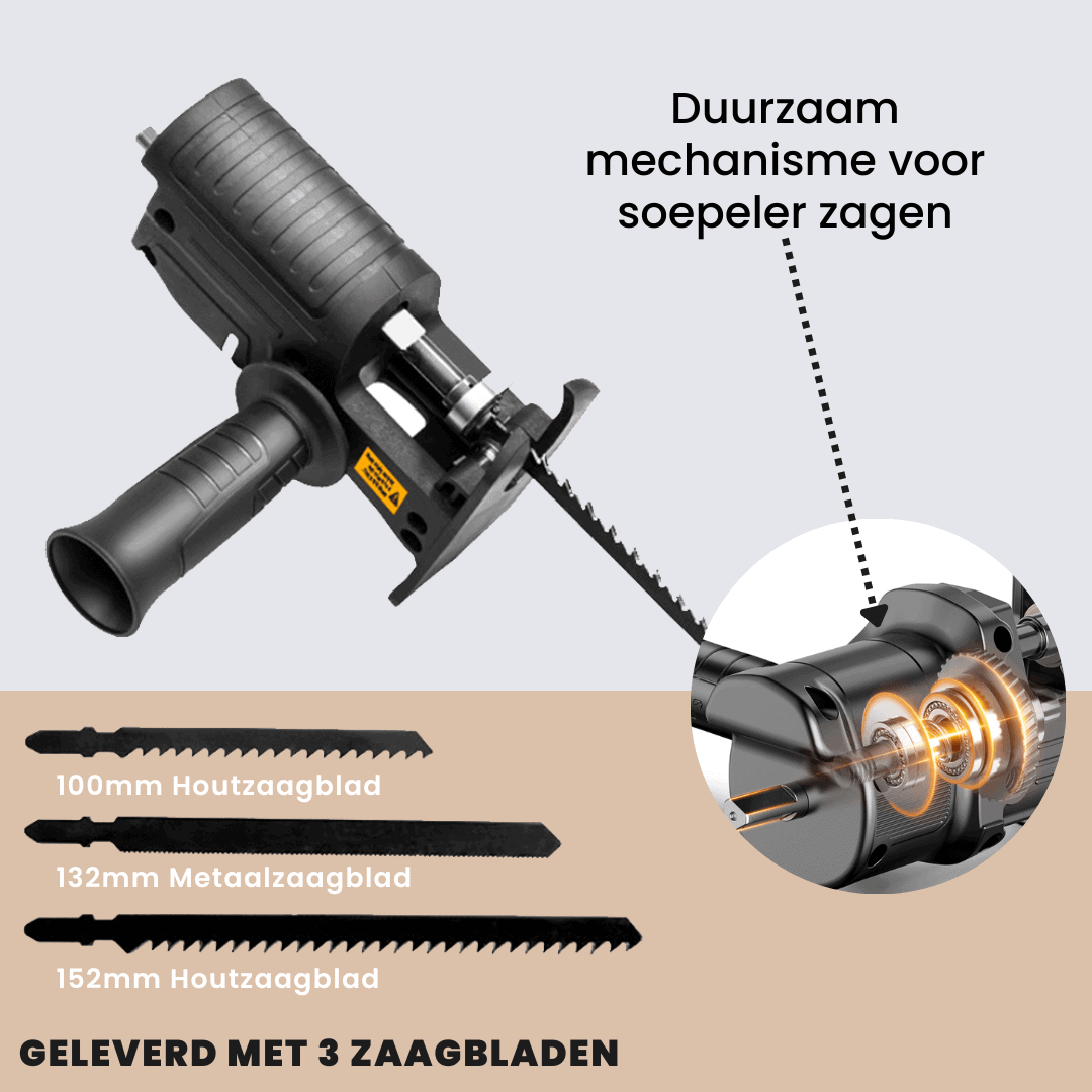BladeEx boormachine reciprozaag adapter