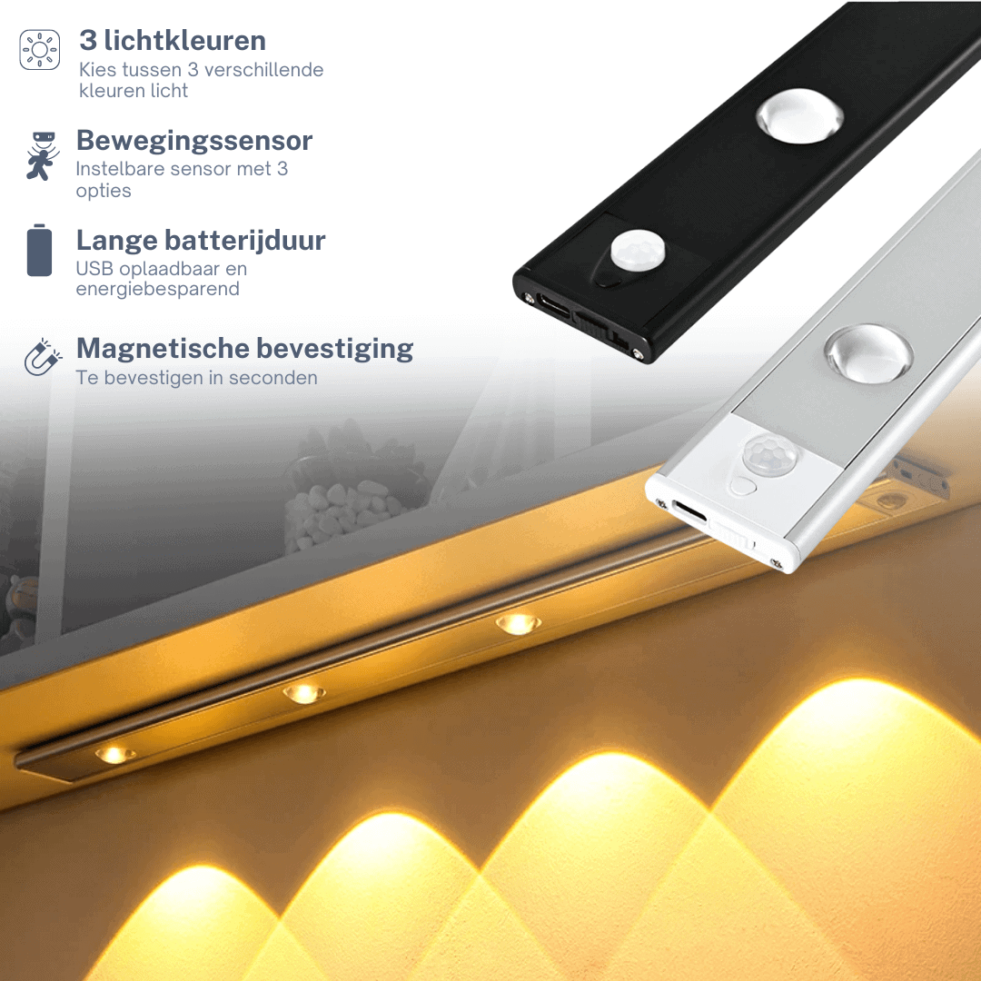 LUMILITE draadloze bewegingssensor verlichting