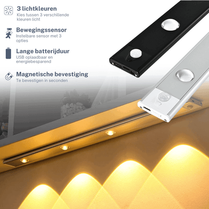 LUMILITE draadloze bewegingssensor verlichting
